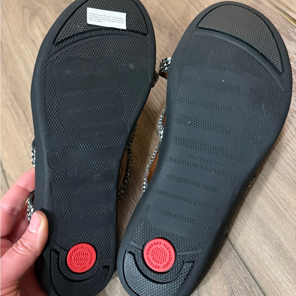 FitFlop Barely Dotted-Snake Sandals. NWOT - Picture 8 of 8